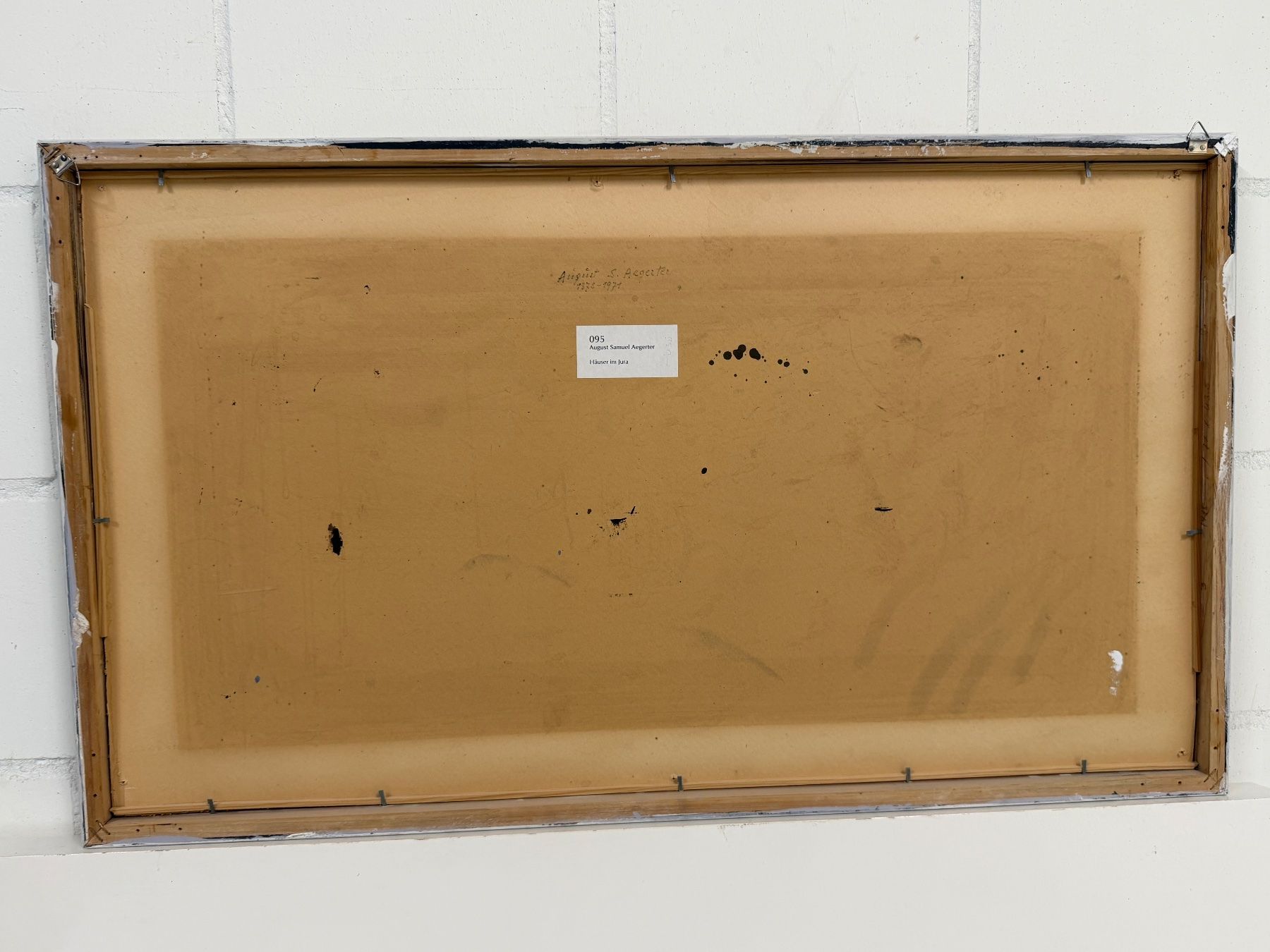 Gemälde: August Aegerter (1878-1971) Original Gemälde – Gebraucht aus Basel von PAUL_ART 6