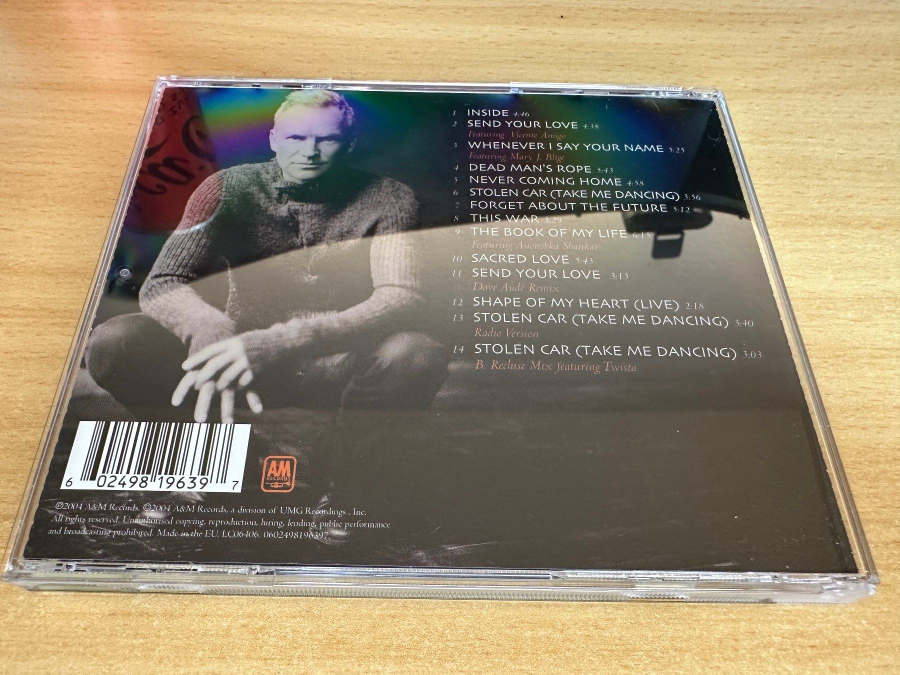 CDs: V1 Sting – Sacred Love – Gebraucht aus Rikon im Tösstal von Alpenmutz 1