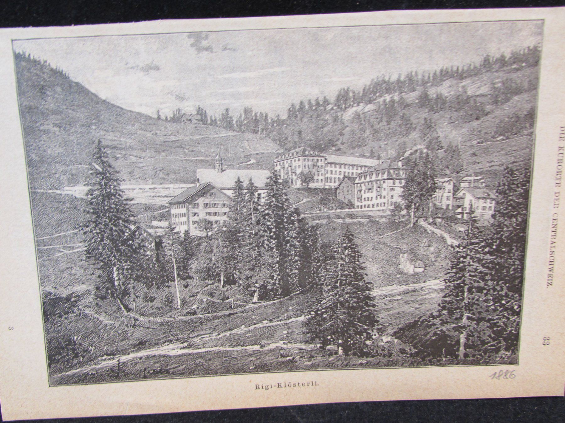 Stiche: Rigi-Lot, Klösterli, 1886 – Gebraucht aus Walchwil von Shells1 2