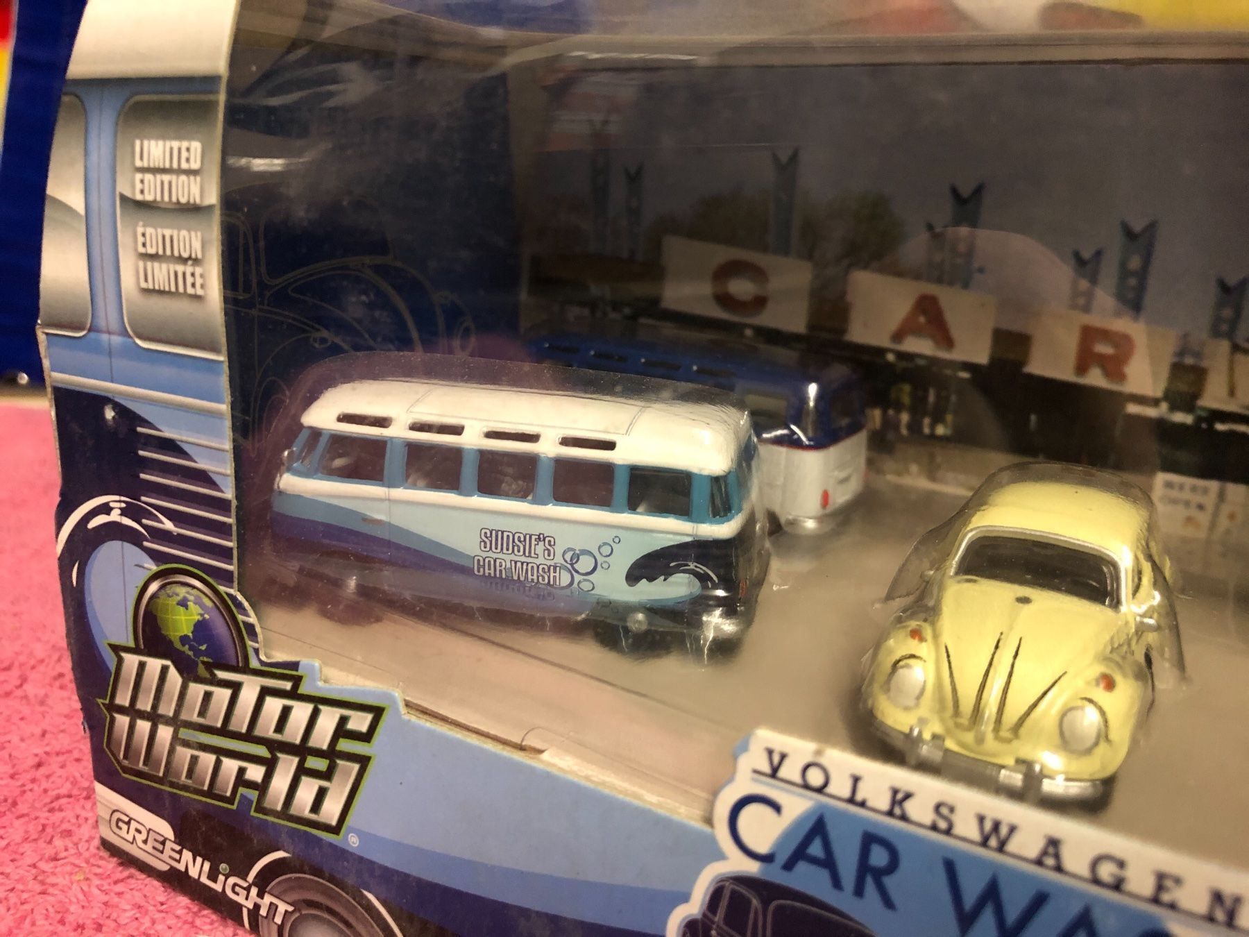 Volkswagen Modellini d'auto: Vw bus käfer car wash limitiert – Nuovo (secondo la descrizione) da Reinach AG venduto da rares75 2