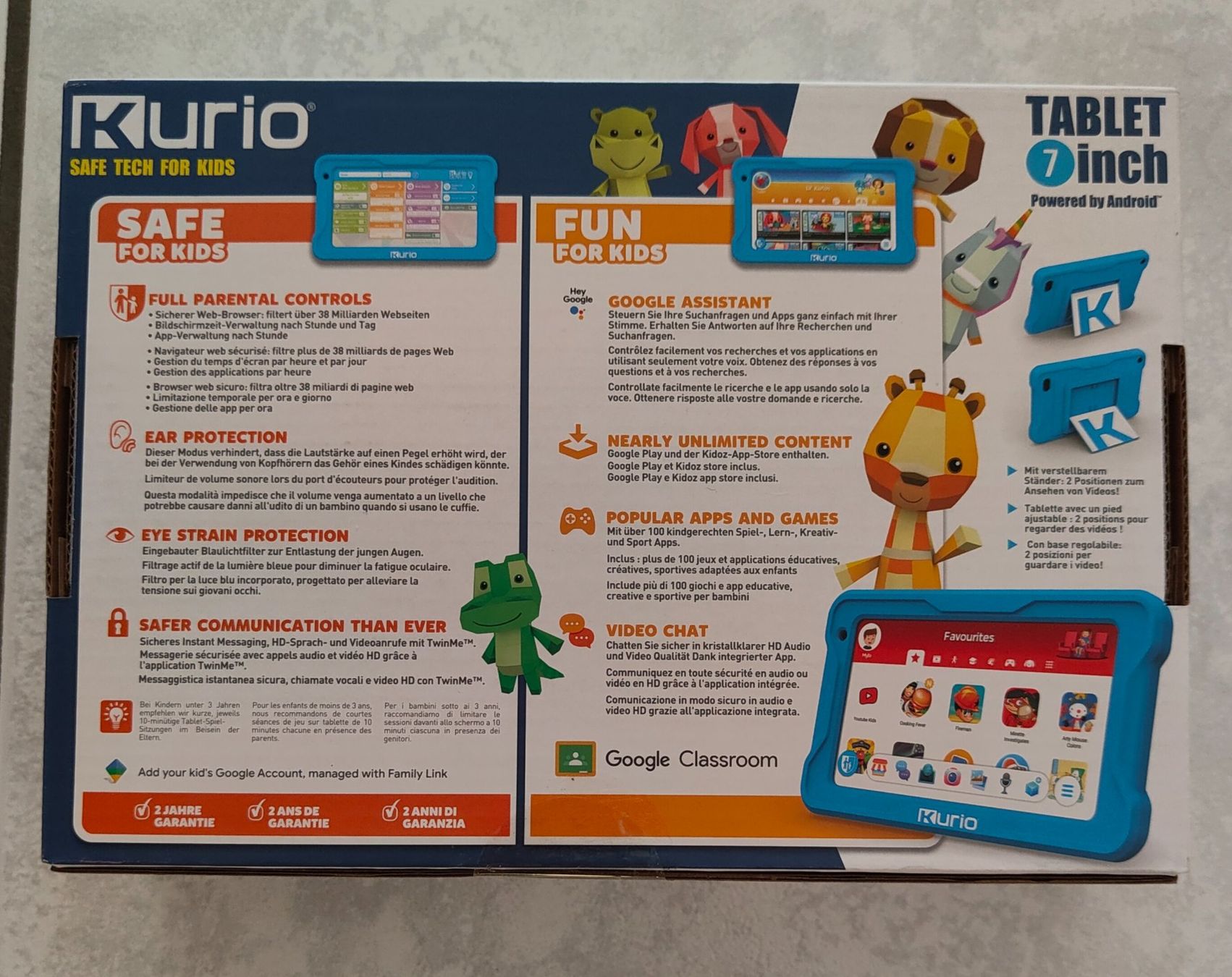 Tablet PC: Kurio Tablet 7 inch Kinder-Tablet!!! NEU!!! – Nuovo (secondo la descrizione) da Derendingen venduto da rosarossa01 1