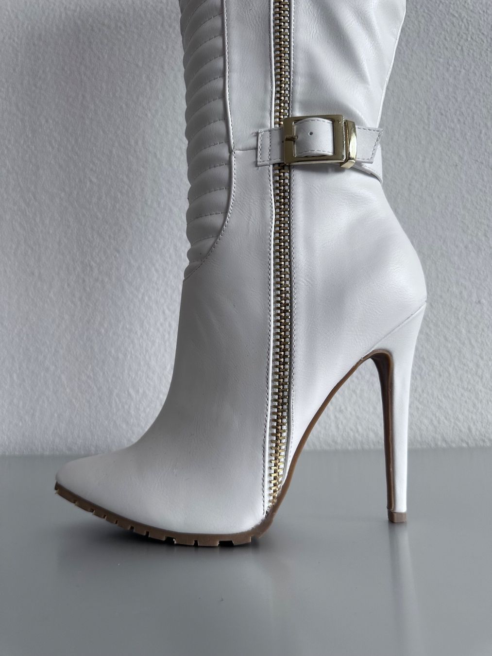 Scarpe da donna: Overknee High Heel Boots white size 39 – Nuovo (secondo la descrizione) da Zürich venduto da smackpix 3