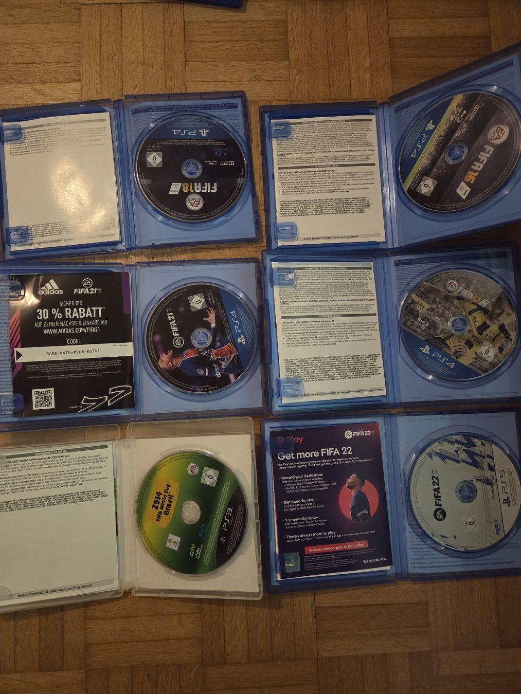 Sony Spiele: Fifa Sammlung PS1 bis PS5 – Gebraucht aus Riehen von str_2msn 1