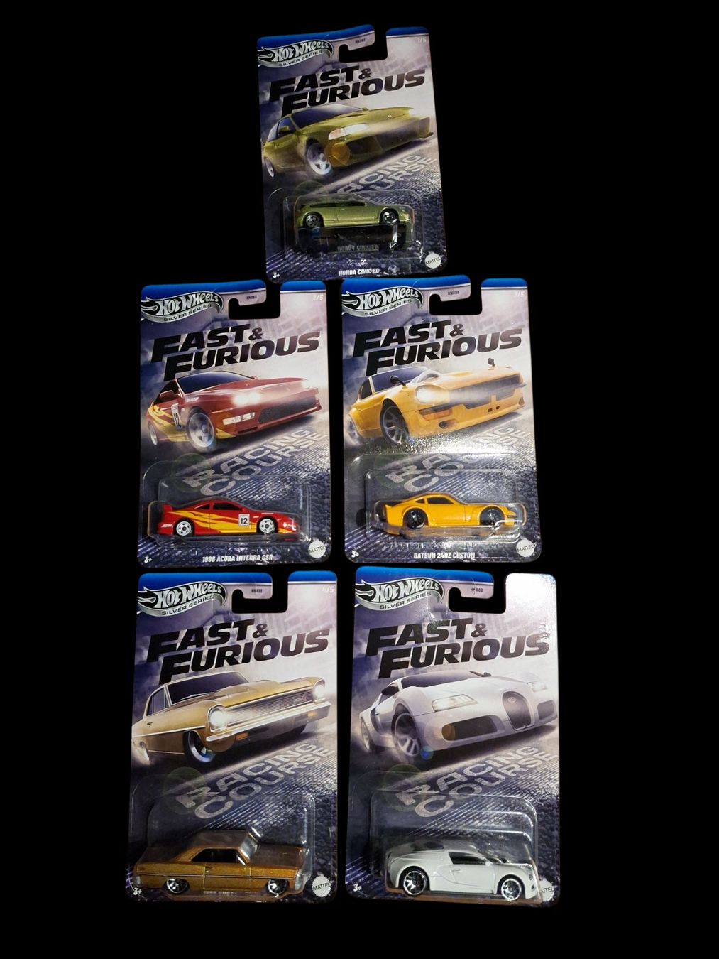 Hot Wheels Modellini d'auto: Silver Series Set Fast & Furious Racing Course 2025 – Nuovo e nell'imballaggio originale da Adlikon venduto da Mmartin0