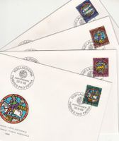 SBK B138 - B141 FDC einzeln
