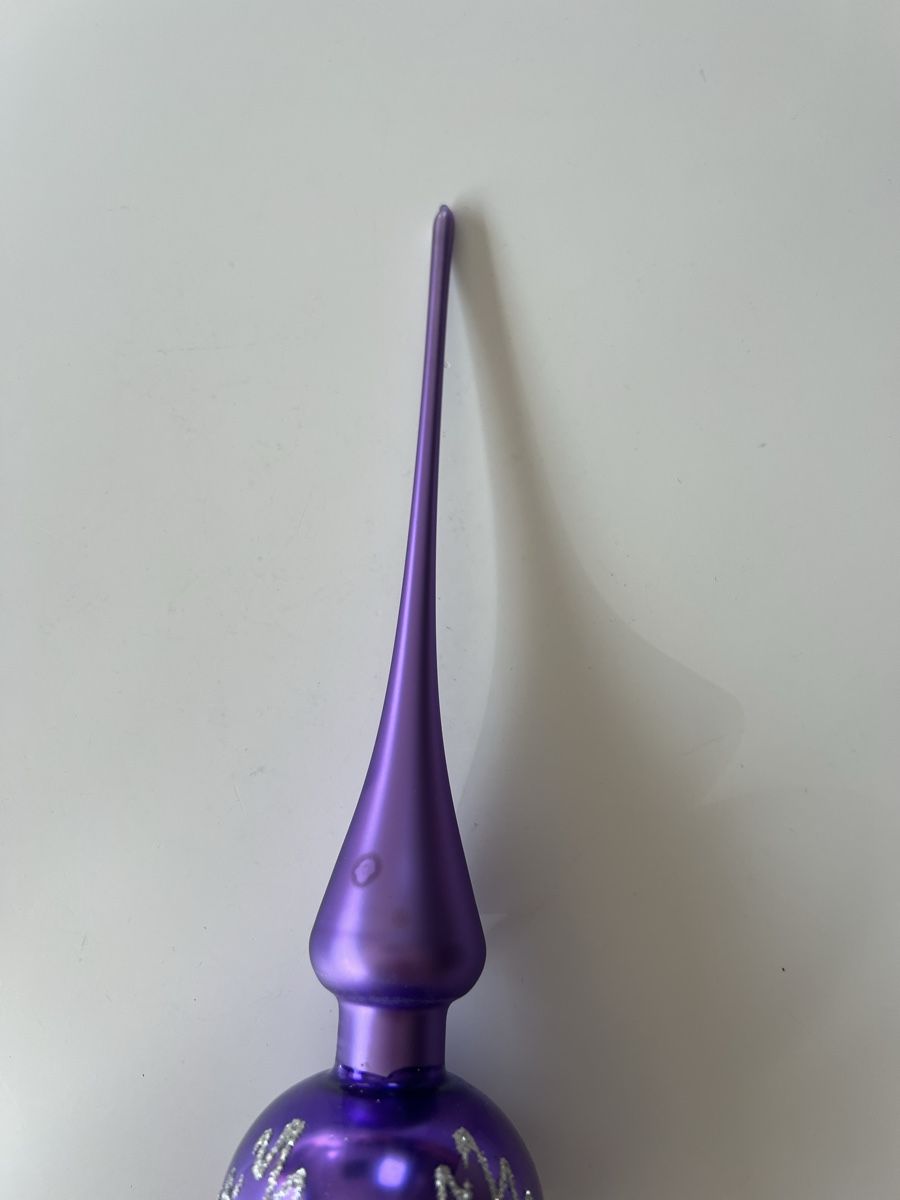 Tutte le decorazioni: Violett Weihnachts Baumspitze  – Usato da Uerikon venduto da Saffagirl 2