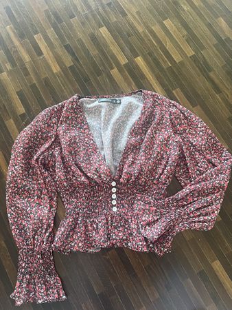 Bluse Missguided Grösse 36 Blumenmuster