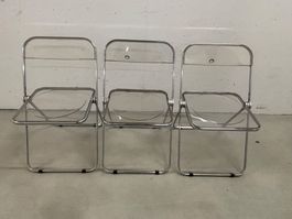 3 Klappstühle Plia von G.Piretti für Castelli Designklassike