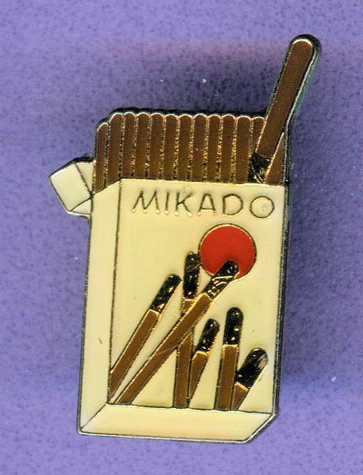 Placchette & Badge: MIKADO  Schokosticks – Usato da Winterthur venduto da Sammleroase
