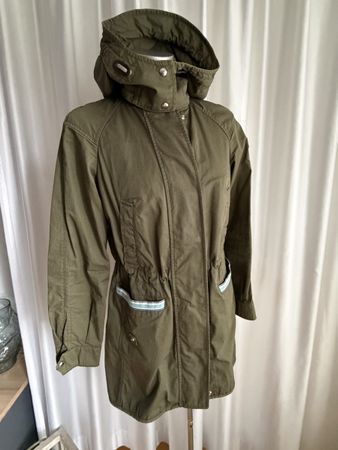 Peuterey Women's Hooded Winter Coat, Size 42, Khaki 🍂