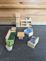 Wohnzimmer Puppenhaus 