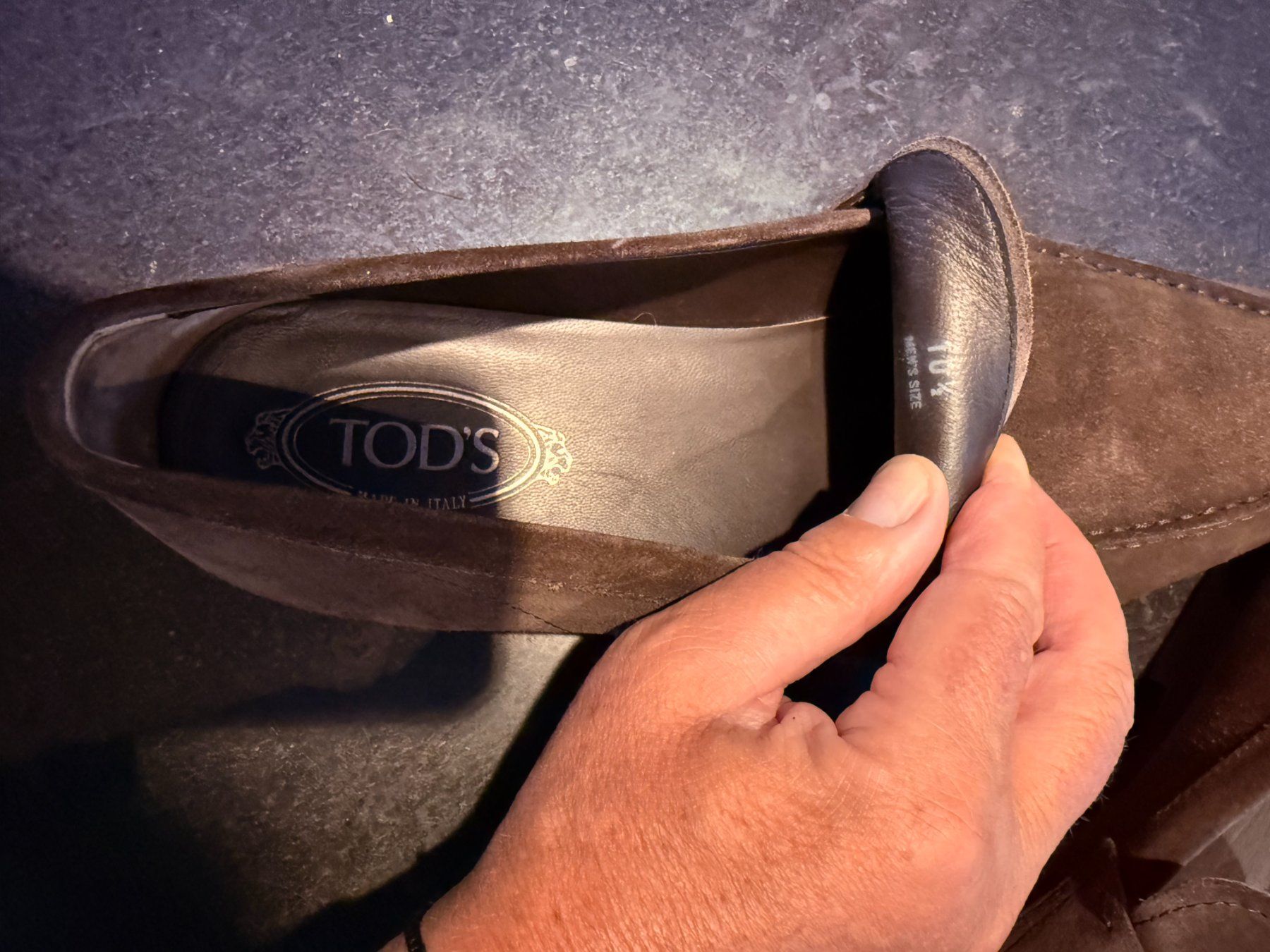 Tod'S Scarpe da uomo: Tod's Wildleder loafer braun – Usato da Uetikon am See venduto da DTwerenbold 2