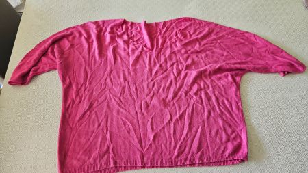 Maglioncino viscosa fucsia tg. L