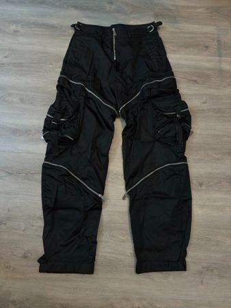 Off-White Black Nylon Cargo Pants Size M Neu
