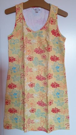 Sommerkleid, TCM 40/42, Gelb, Baumwolle/Elastan