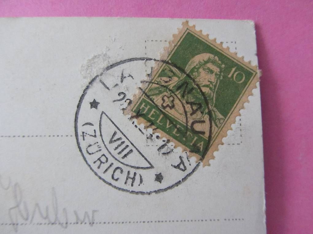 Ansichtskarten: Ansichtskarte Wildpark Langenberg Langnau a. Albis, u. 1920 – Gebraucht aus Malters von Hausi88 2
