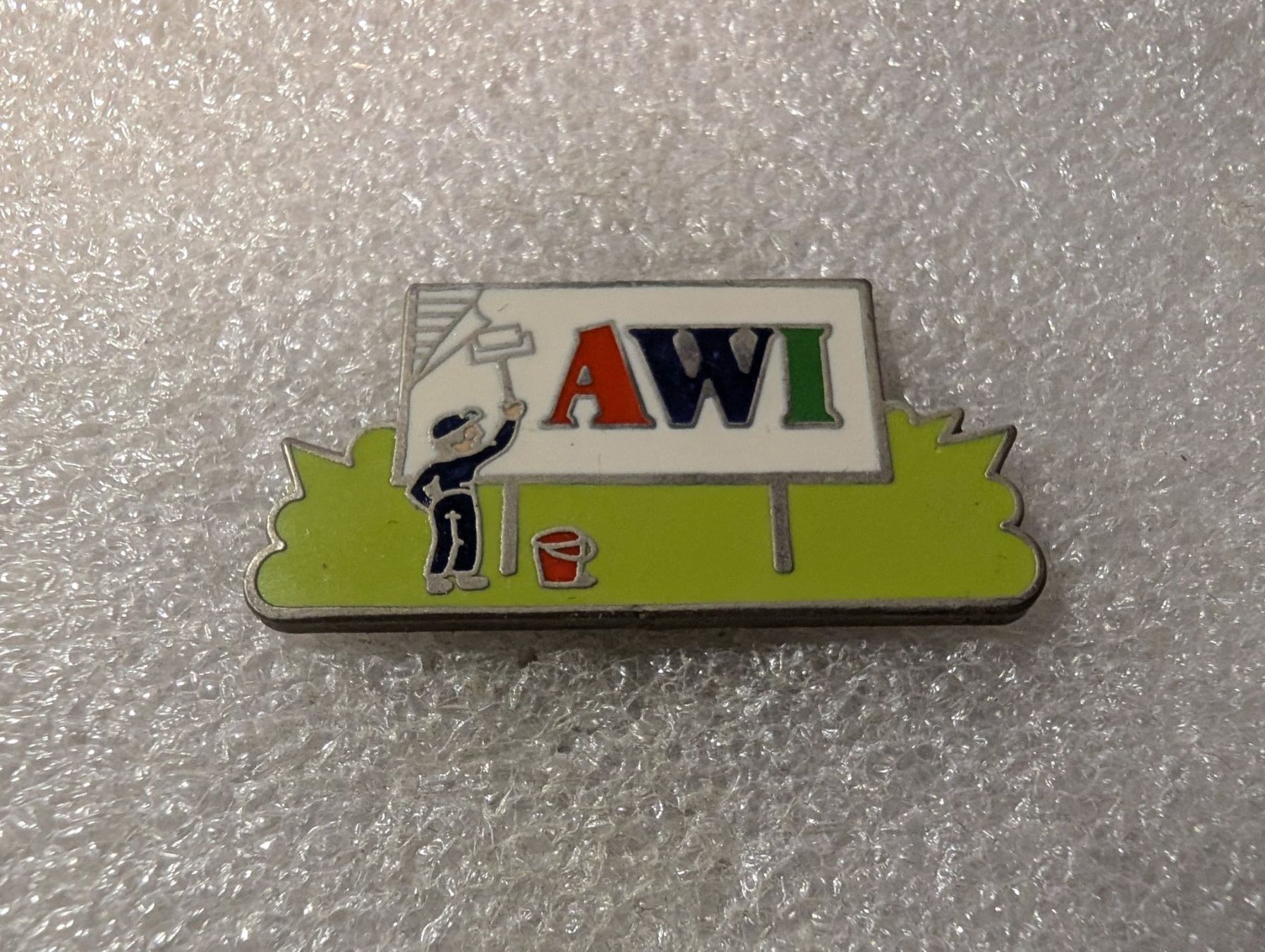 Placchette & Badge: Ansteckpin 201: AWI – Usato da Oppligen venduto da Pin-Fall-Shop