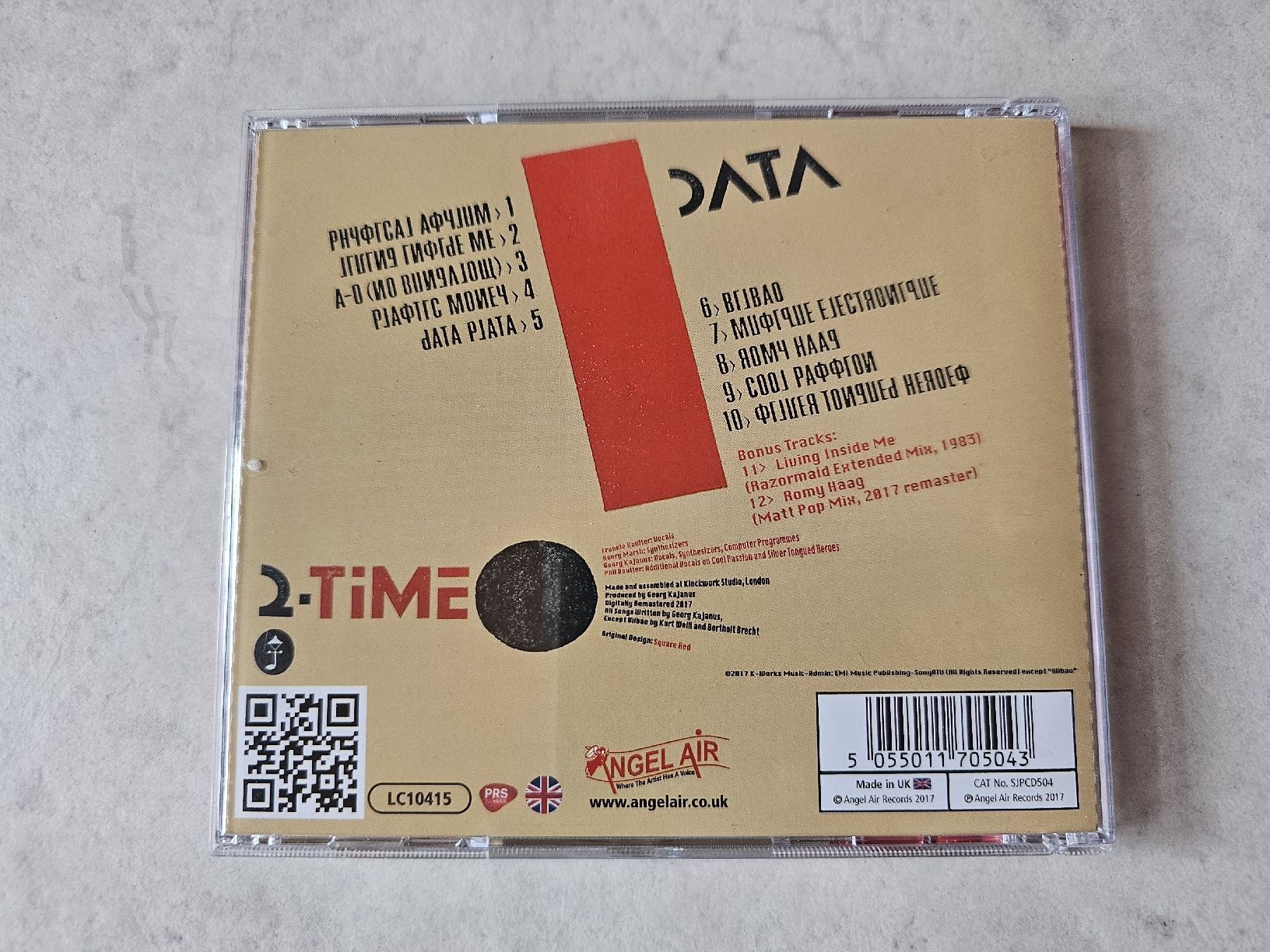 CD: 2 Time  -  Data – Usato da Schneisingen venduto da backstore24 1