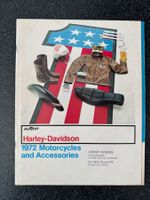 Harley Davidson Prospekt, Katalog von 1972