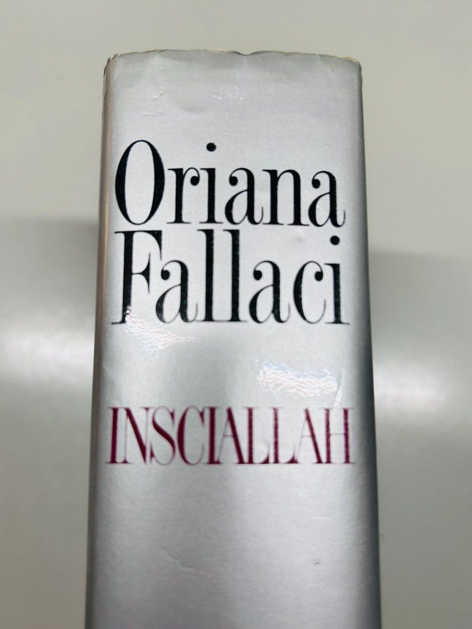 Libri: Oriana Fallaci - Insciallah / Libro - 1990 – Usato da Giubiasco venduto da LorisVale 3
