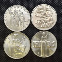 Münzlot Sonder 5Fr. 835/1000 Silber 1936/41/48 und 63