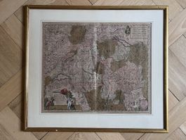 Historische Landkarte Nicolaus Visscher 17.Jh
