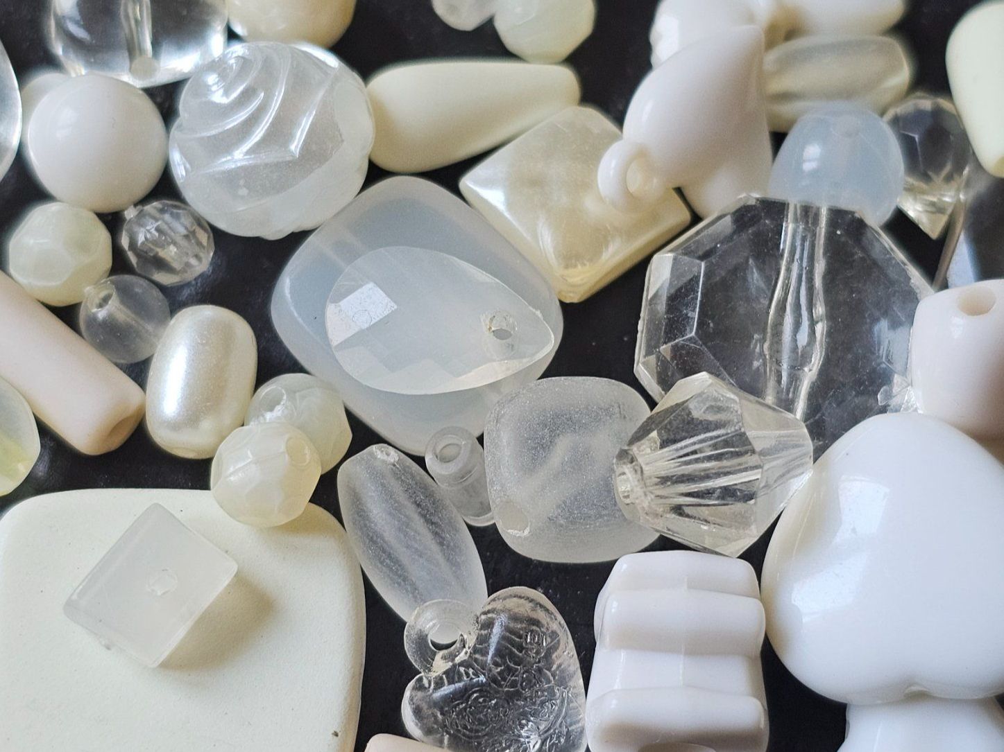 Perle (finte): 20g Acryl zwischen Elemente Kugeln Kette Basteln Perlen – Nuovo (secondo la descrizione) da Riedt b. Erlen venduto da Gottestraene 2