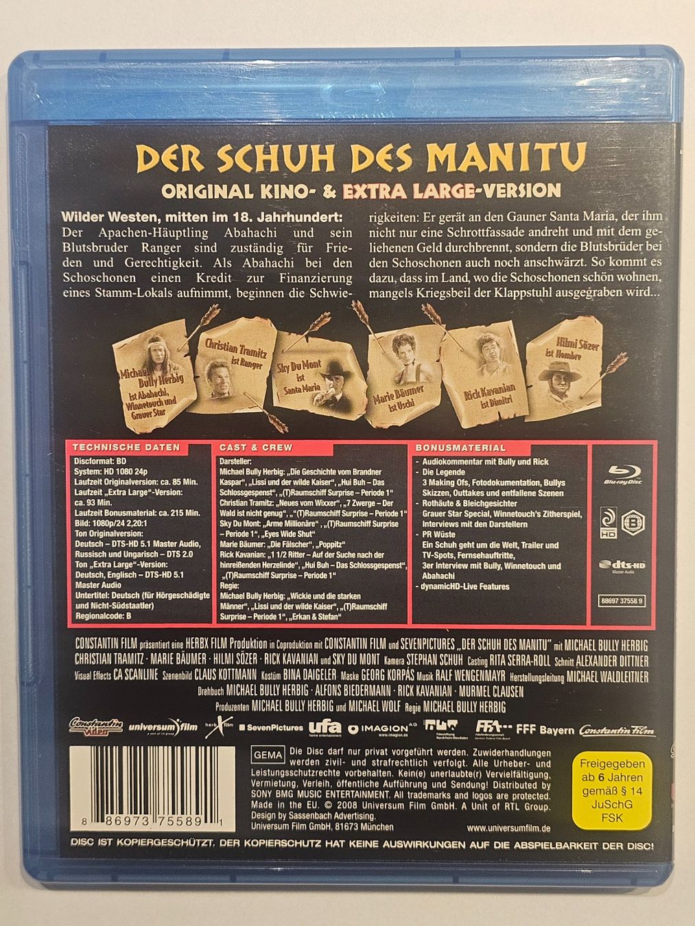 Alle DVDs: Blu-ray Der Schuh des Manitu Extra Large Version – Gebraucht aus Würenlos von Keks 1