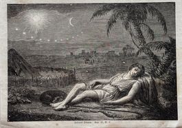 Holzstich 1862 - Joseph's Traum