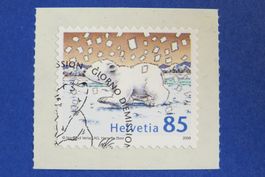 Sondermarke 'Der kleine Eisbär' 2008 - off.ET-Eckstempel