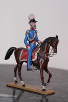 Zinnfigur Reiter mit Pferd 