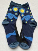 Socken mit Van Gogh Motiv "Sternennacht", neu, Gr. 36-38