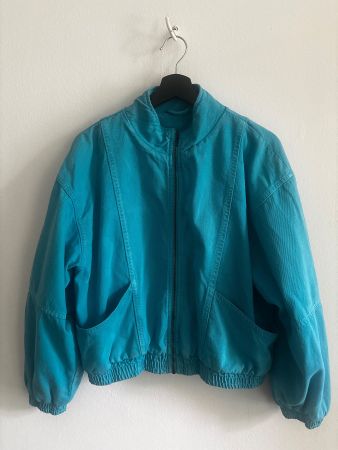 „American Vintage“ Denim Jacke Türkis S
