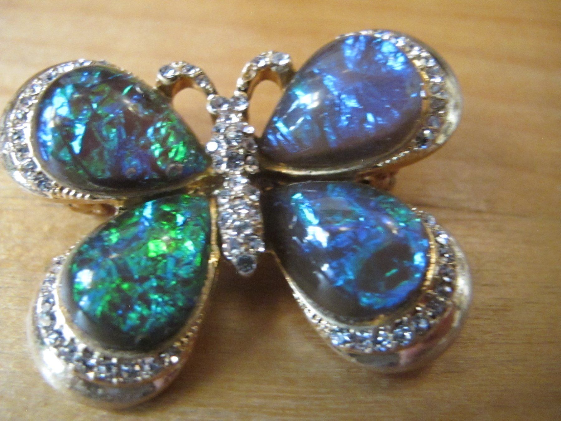 Broschen & Nadeln: Brosche Schmetterling, Modeschmuck, Top – Neu (gemäss Beschreibung) aus Löhningen von Chimae67