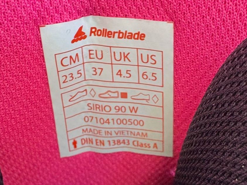 Pattini in linea & Pattini a rotelle: Rollerblade SIRIO 90W Grösse 37 – Nuovo (secondo la descrizione) da Innerberg venduto da Eflying 3