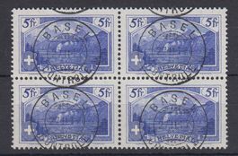 Schweiz 1914-31: 5 Fr. Gebirgslandschaften 4er - Kat. 325.--