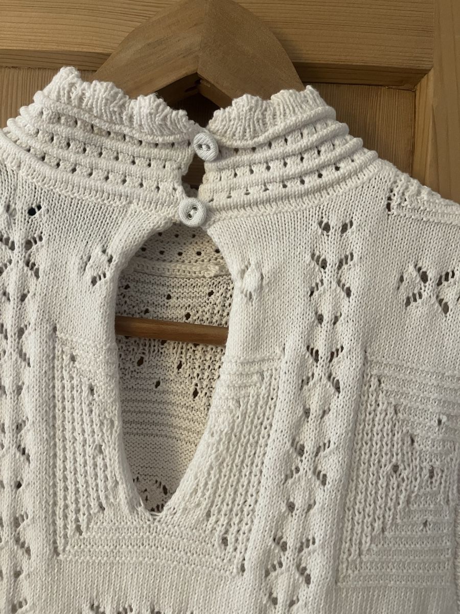 Top: AWARE Stricktop Oberteil Gr. S 60% Baumwolle Häckeltop – Usato da Zürich venduto da MrsWollishofen 3