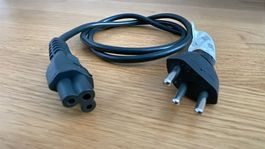 🔌 4 Netzkabel mit C5-Anschluss (Mickey Mouse) in verschiede