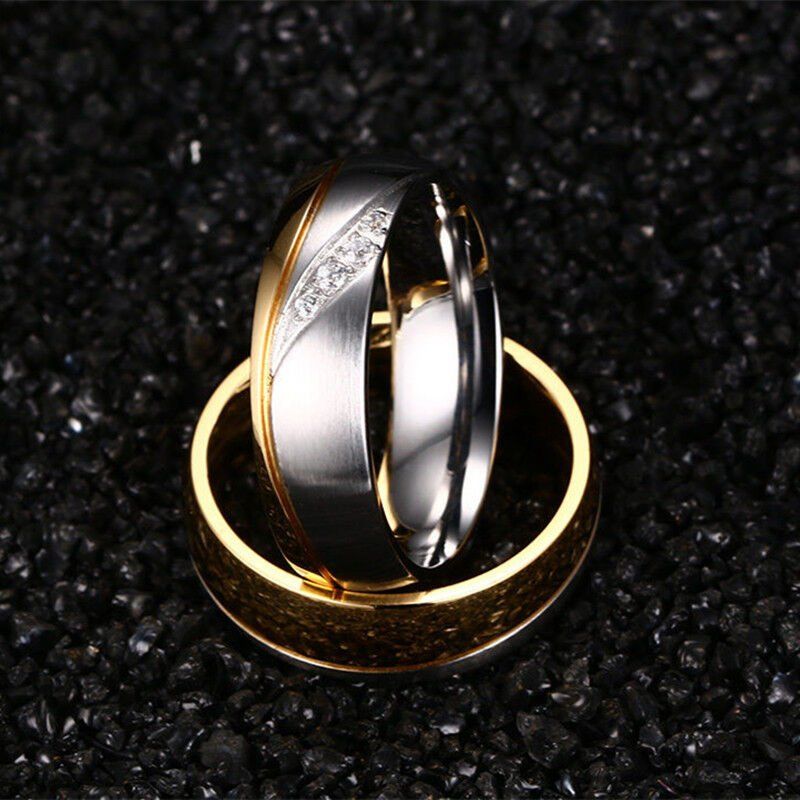 Anelli: SALE 2 Iris Ring Trauring Allianzring Bague Alliance – Nuovo (secondo la descrizione) da Prilly venduto da ilyria73 1