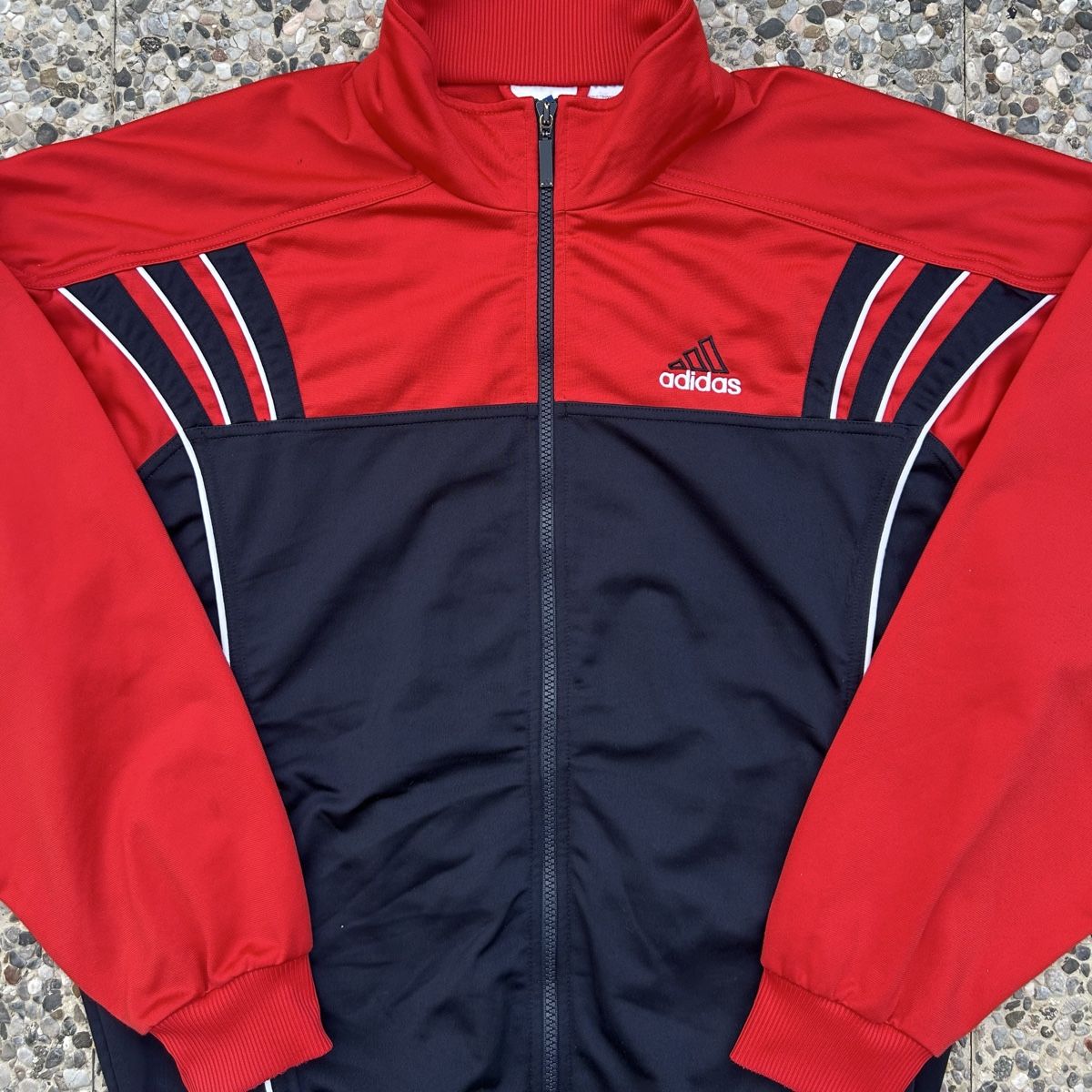 Adidas Giacche: Vintage Adidas Red Track Jacket – Usato da brent venduto da fukusapes 1
