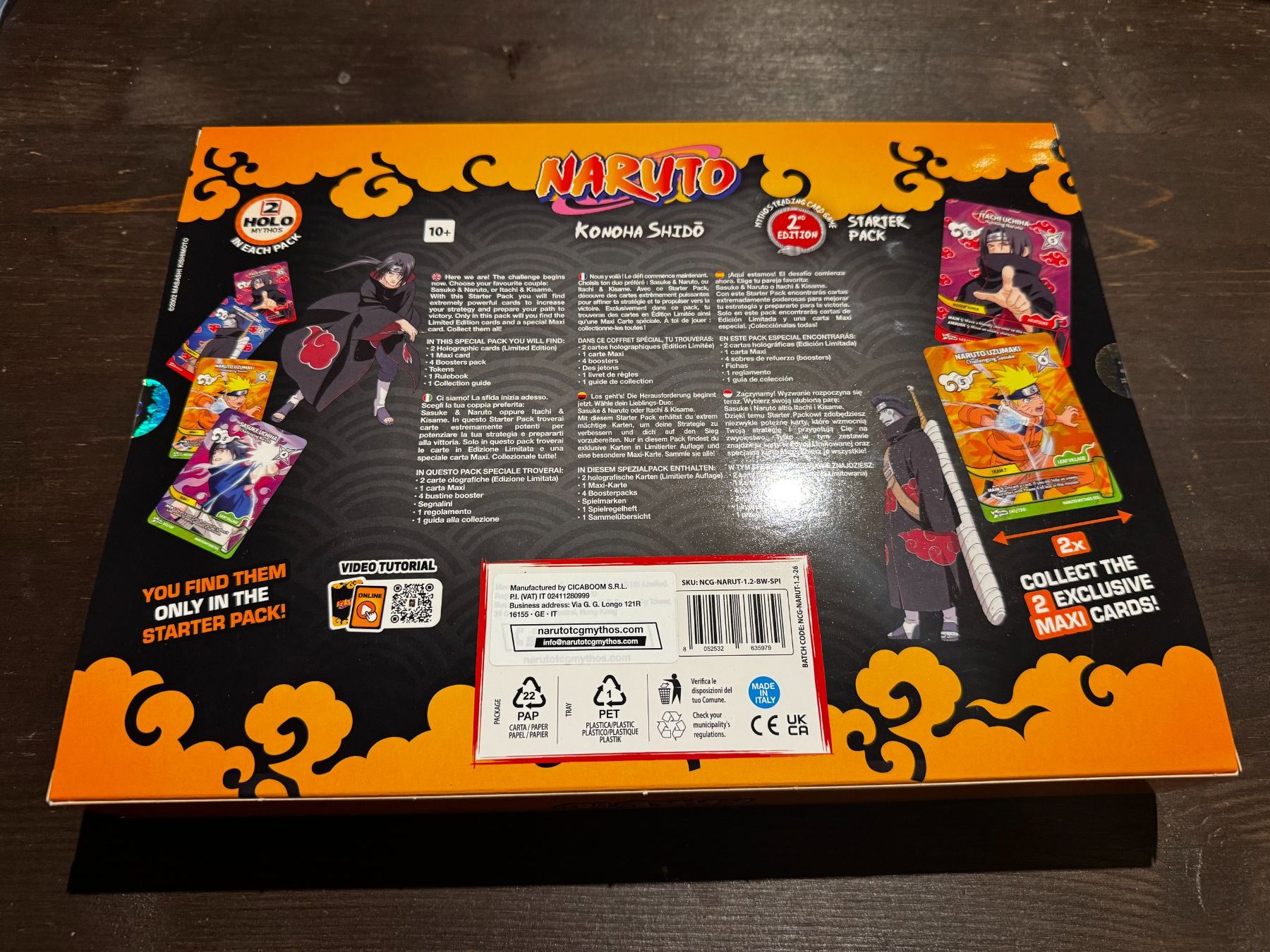 Carte collezionabili: Naruto Mythos TCG 2nd Edition Starter Pack – Nuovo e nell'imballaggio originale da Safnern venduto da Rocksta 1
