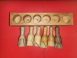 Holzkehlen klein, gedrechselt
