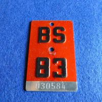 Velonummer - BS 1983