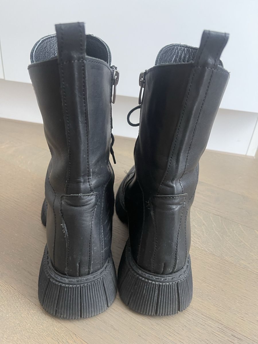 Scarpe da donna: PP Boots Gr.37 Schwarz echtes Leder - gebraucht. Versand 9.- – Usato da Meilen venduto da ana9 5