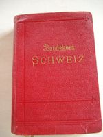 Die Schweiz nebst Chamonix, Luganer Langen  Karl BAEDEKER