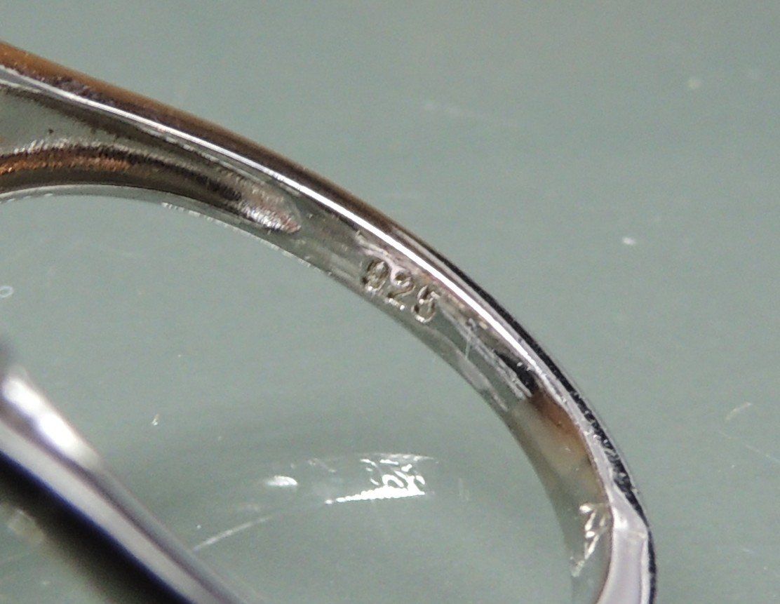 Anelli: Turmalin und Spinell Silber 925 Fingerring – Nuovo e nell'imballaggio originale da Waldenburg venduto da schaller707 7