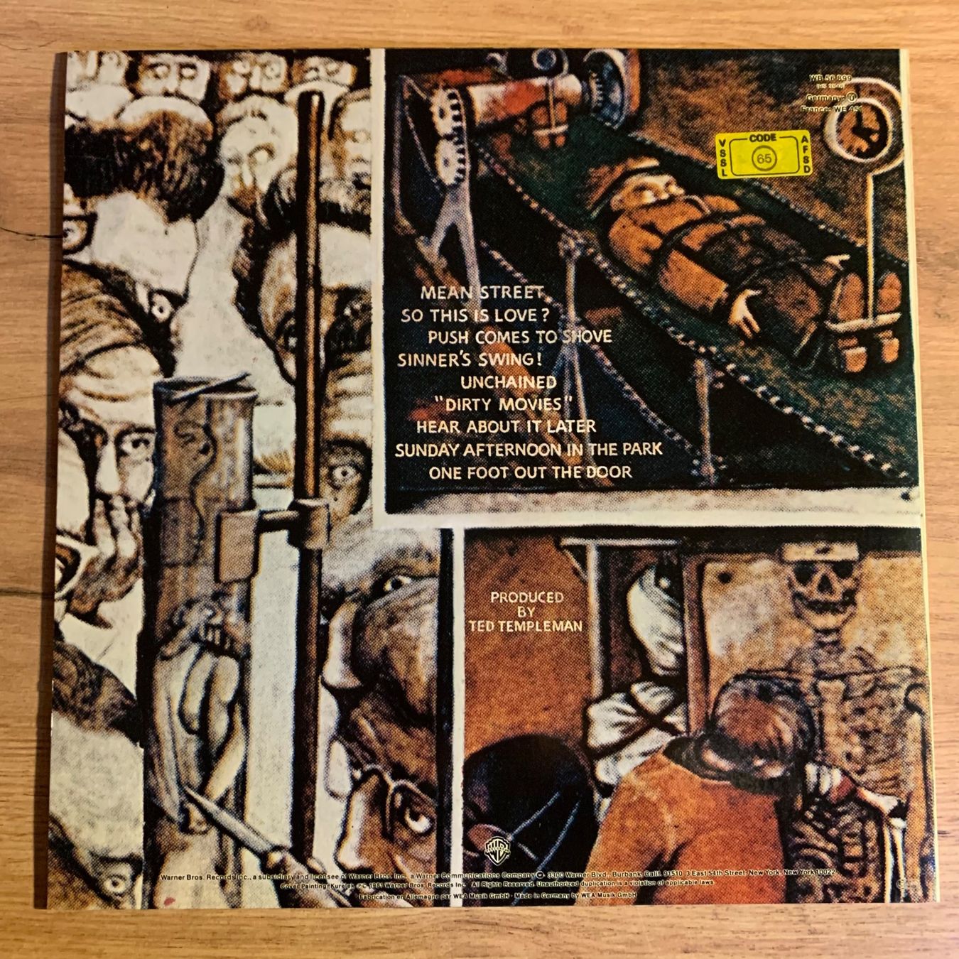 Vinyles: VAN HALEN - FAIR WARNING...OG GER 1981...VG++/VG++ – D'occasion à Gals par Diskopat 1