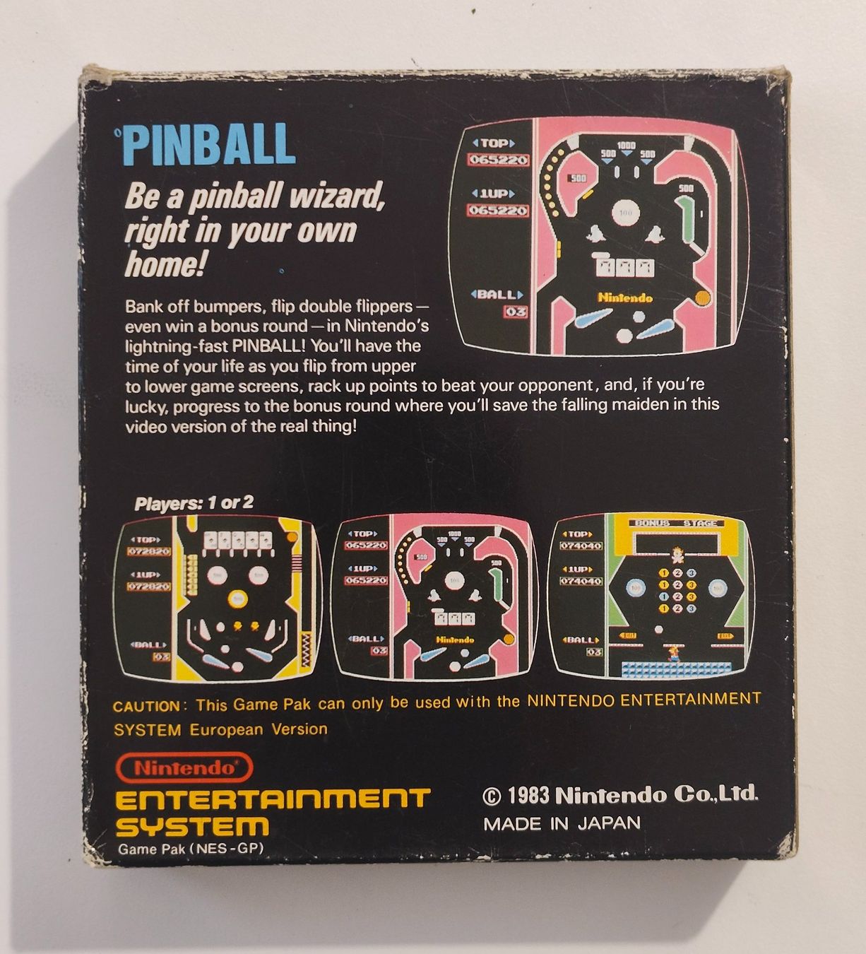 Nintendo Giochi: NINTENDO NES PINBALL BIENENGRABER – Usato da Monthey venduto da 19_karen_84 1