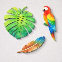 Neues Stanzschablonenset  tropic