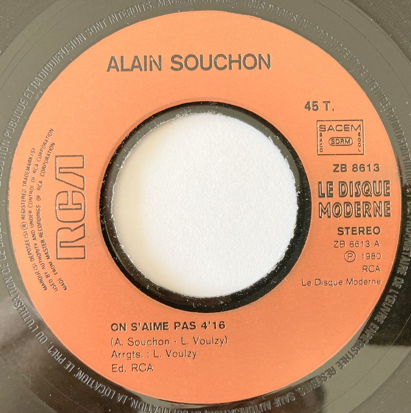Schallplatten: ALAIN SOUCHON - ON S'AIME PAS – Gebraucht aus Bottens von hotter-than-hell 2